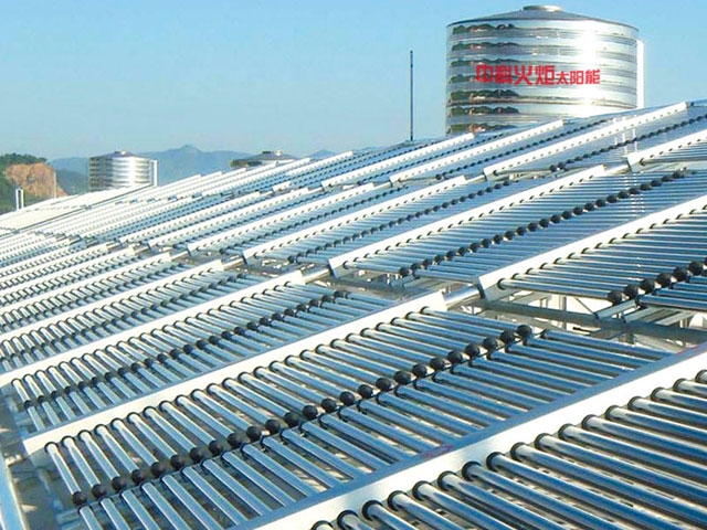 真空管集熱系統(tǒng)熱水工程