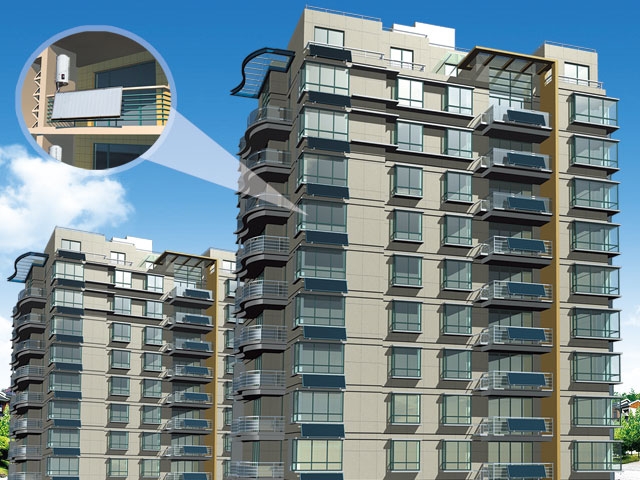 高層建筑、別墅熱水系統(tǒng)