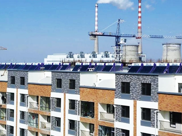 單機串并聯(lián)熱水工程