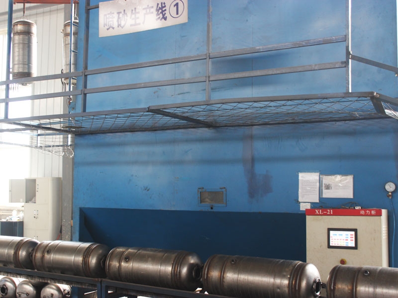 噴砂生產(chǎn)線